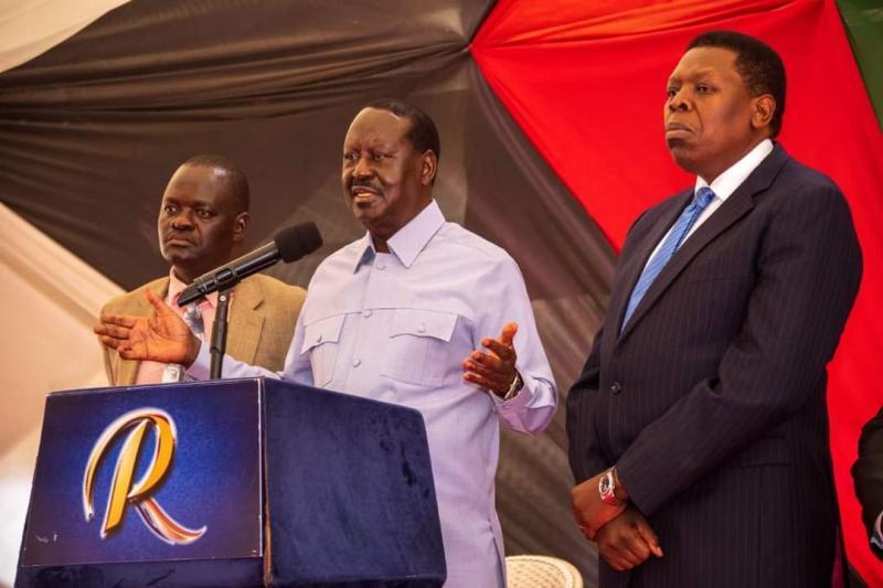 File image of Azimio leader Raila Odinga.